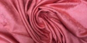 Pink Viscose Jacquard Stole