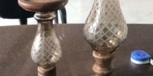 Mango Wood Candle Stand