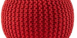 Ottoman Knitted Pouf