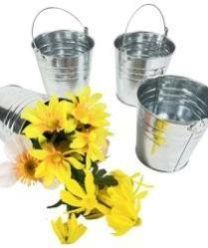 Pail Bucket Metal Hanging Planter