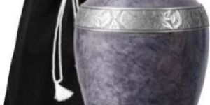 Purple Cremation Urn