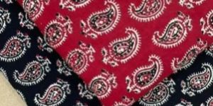 Ajrakh Printed Kurti Fabric