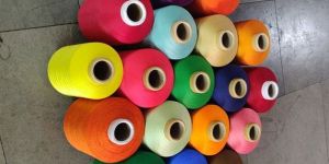 Bright Polyester Dyed Yarn