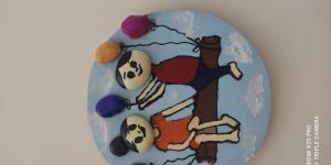 Cut Couple Show Piece