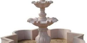 Pink Sandstone Fountain