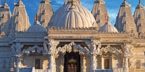 Pink Sandstone Outdoor Temple