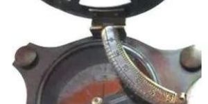 Solid Brass Sundial Compass