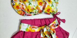 Rayon Cotton Skirt Top