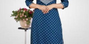 Kurti Pant Set with Mirror Work