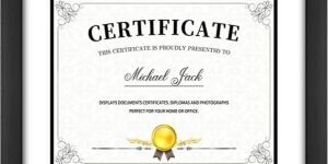 Certificate Frame