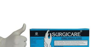 LATEX Surgicare Disposable Surgical Rubber Gloves