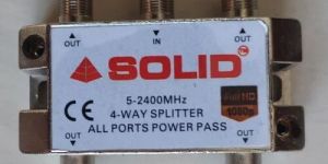 Solid 4 Way Splitter