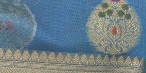 Floral Mercerised Cotton Silk Saree