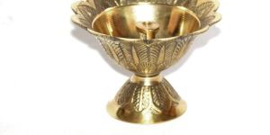 Pack of 10 Brass Diya