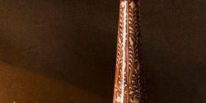 Bone Inlay Candle Stand