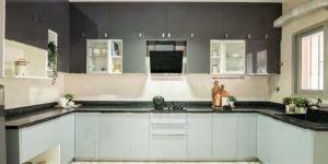U Shape Laminate Modular Kitchen