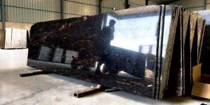 Silky Brown Granite Slab