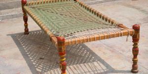 Wooden Handwoven Charpai