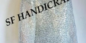 Aluminum Round Riveted Flat Washer Coif Shirt