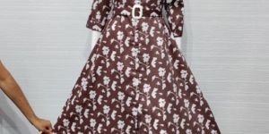 Flared a Line Kurti with Belt
