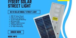 IYSERT 80W SOLAR ALL IN ONE STREET LIGHT