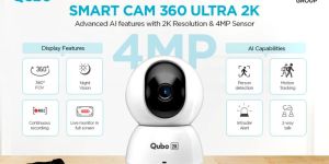 Qubo Smart 360 4MP WiFi CCTV Security Camera