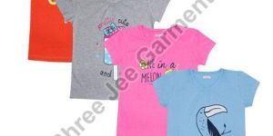Girls V Neck T- Shirt