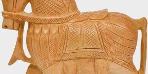 Wooden Horse Statue