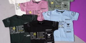 Ladies Printed Half Sleeves Tensile Lycra T-shirt