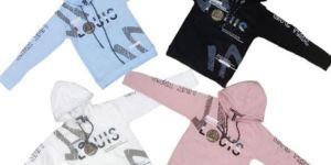 Multicolor Full Sleeves Loop Knit Hoodie