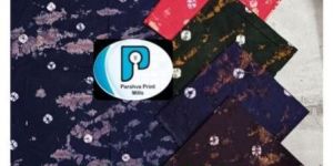 Hypo Bandhej Print Cotton Nighty Fabric