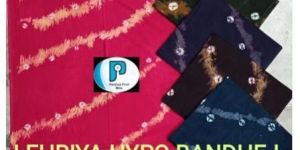 Lehriya Bandhej Cotton Nighty Fabric
