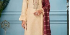 Ladies Cotton Kurti Pant Set