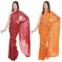 Synthetic Crepe Sarees