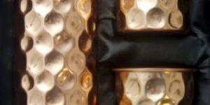 Diamond Copper Bottle & Glass Set
