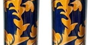 Set of 2 Printed Copper Water Bottle