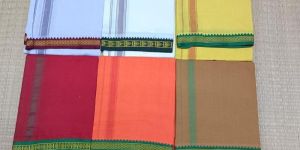 Colored Cotton Dhoti