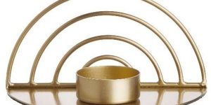 Decorative Iron T-Light Candle Holder