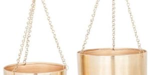 Iron Round Decorative Hanging Planter