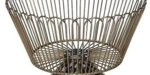 Iron Wire Fruit Basket with Stand