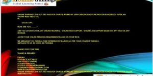 Online It Training Services