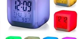 Glowing LED Digital Alarm Clock