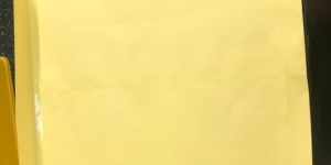 Yellow Laminated Paper Envelope