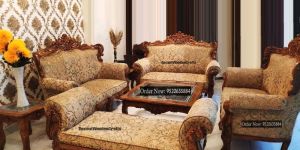 Premium Wooden Hand Carved Sofa Set