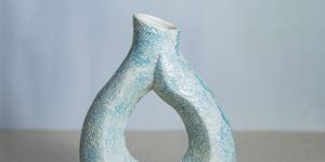 Ceramic Ring Flower Vase