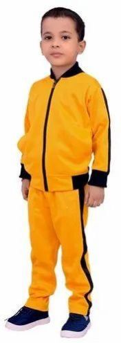 Kids Full Sleeves Plain Winter Tracksuit