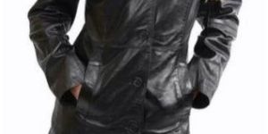 Ladies Leather Long Jackets