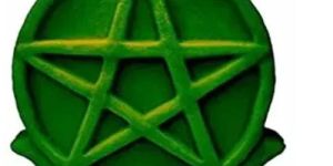 Pentacle Candle