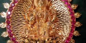 Lakshmi Pendent for God Temple Jewellery