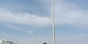 Swaged Street Light Pole